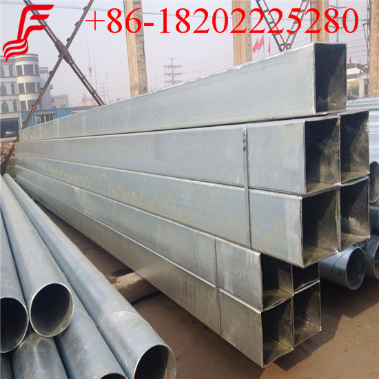 Hot Dipped Galvanized square rectangular pipes