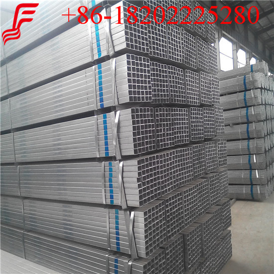 Pre Galvanized square rectangular pipes